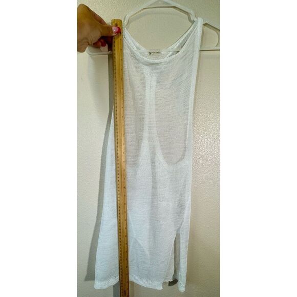 Intimately By Free People Night In August High Boat Neckline Sheer Sultry Tank - Picture 7 of 10